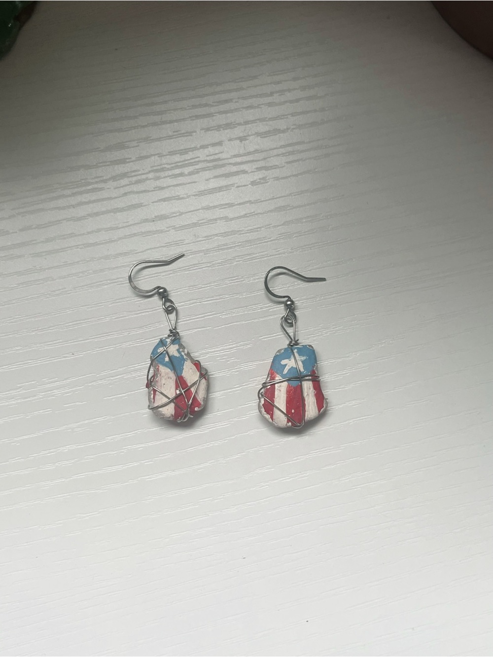 Puerto Rican Flag Earrings From San Juan- Women Jewelry
